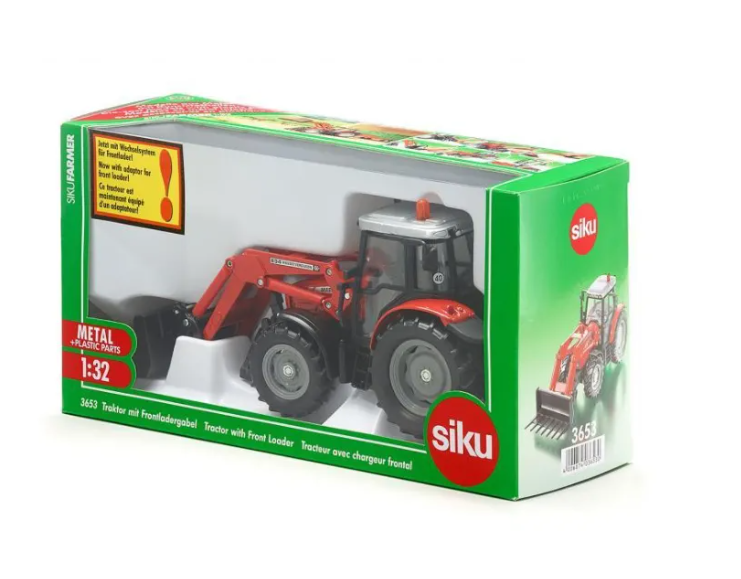 Siku 3455 - 1:32 MASSEY FERGUSON TRACTOR W/FRONT LOADER